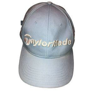 TAYLORMADE GOLF HAT T MAX GEAR BLUE WHITE OUTDOORS ADJUSTABLE MENS